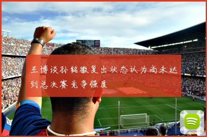 王博谈孙铭徽复出状态认为尚未达到总决赛竞争强度